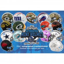 2021 Gold Rush Autographed Mini Helmet Football Specialty Edition Series 4  6-Box Case