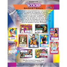 2022-23 Leaf Vivid Basketball Hobby 12-Box Case | Steel City Collectibles