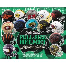 2023 Gold Rush Autographed Full-Size Football Helmet Edition Box