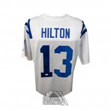 TY Hilton Autographed Indianapolis Custom Football Jersey - JSA COA