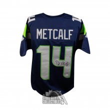 DK Metcalf Autographed Blue Pro Style Jersey - Beckett W *Black *4 – Super  Sports Center