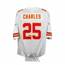 Jamaal Charles Autographed and Framed Red Chiefs Jersey