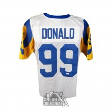 Aaron Donald Autographed Los Angeles Custom Football Jersey - JSA