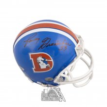 RANDY GRADISHAR Signed Denver BRONCOS Throwback VSR4 Mini-helmet