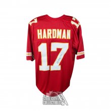 Mecole Hardman Signed Kansas City Custom Red Jersey