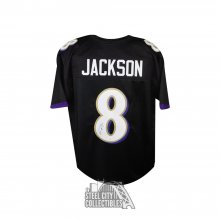 Lamar Jackson Autographed Baltimore Custom White Football Jersey