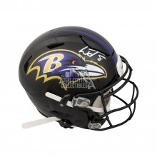 Lamar Jackson Signed Baltimore Ravens Speed Mini Helmet (JSA Witness COA)