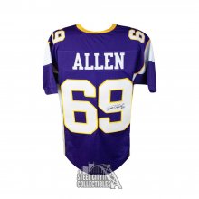 Framed Minnesota Vikings Jared Allen Autographed Signed Jersey Jsa