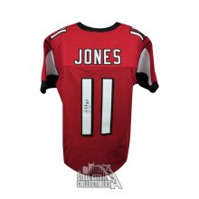 Julio Jones Autographed Atlanta Custom Red Football Jersey - JSA COA