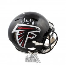 Julio Jones Autographed Atlanta Falcons AMP Authentic Full-Size Football  Helmet - BAS (Black Ink)