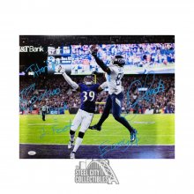 Jonnu Smith Autographed Signed Easy $ Tennessee Titans 11X14 Photo - JSA  (Blue Jersey)