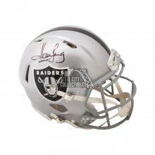 Howie Long Oakland Raiders Autographed Mini Speed Helmet - Beckett COA