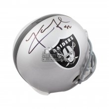 Khalil Mack Autographed Oakland Raiders Full-Size Football Helmet - JSA COA