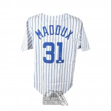 Greg Maddux HOF 14 Autographed Atlanta Custom Baseball Jersey