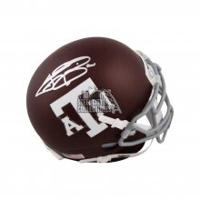 : Johnny Manziel Autographed Texas AM Aggies White Mini Helmet W/  HT- JSA W Auth : Collectibles & Fine Art