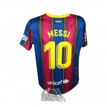 Lionel Messi Autographed Barcelona Nike Soccer Jersey - BAS LOA