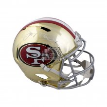 Frank Gore Autographed San Francisco 49ers Color Rush Mini Football Helmet  - BAS COA