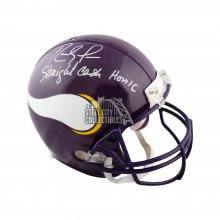 Randy Moss Straight Cash Autographed Minnesota Vikings Camo Authentic  Full-Size Football Helmet - BAS (White Ink)