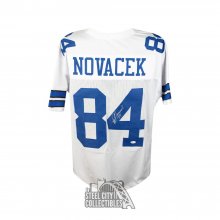 Jay Novacek Autographed Dallas Cowboys White Custom Jersey