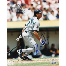 JAY BUHNER SEATTLE MARINERS ACTION SIGNED 8x10