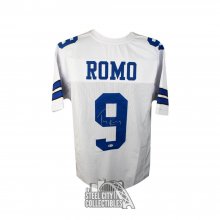 tony romo jersey signed