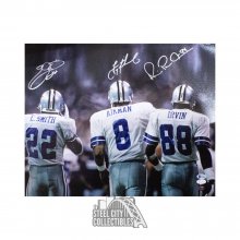 JSA Troy Aikman Signed 16 x 20 Sports Illustrated Photo w/cert