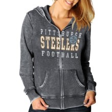 Pittsburgh Steelers Majestic NFL Women's Princess III Full-Zip Hoodie  Sweatshirt