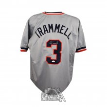 Alan Trammell Autographed Jersey - Mitchell & Ness JSA