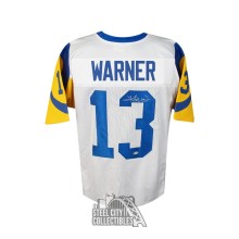 Kurt Warner Signed Jersey - #13 Mitchell & Ness Jsa W Sb Xxxiv Mvp