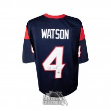 Deshaun Watson Autographed & Framed Houston Texans White Jersey Auto JSA COA