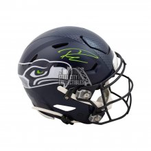 Shop Russell Wilson Seattle Seahawks Signed White Lunar Eclipse Full Size  Authentic Speed Helmet